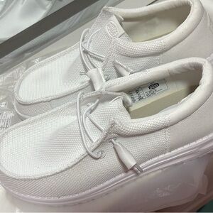 Hey Dude Men's White Casual Shoes